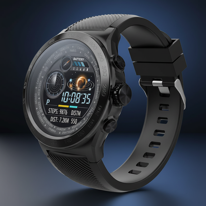 Black Tactical Smartwatch Premium