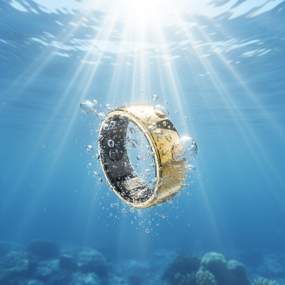 Gold Ring Underwater