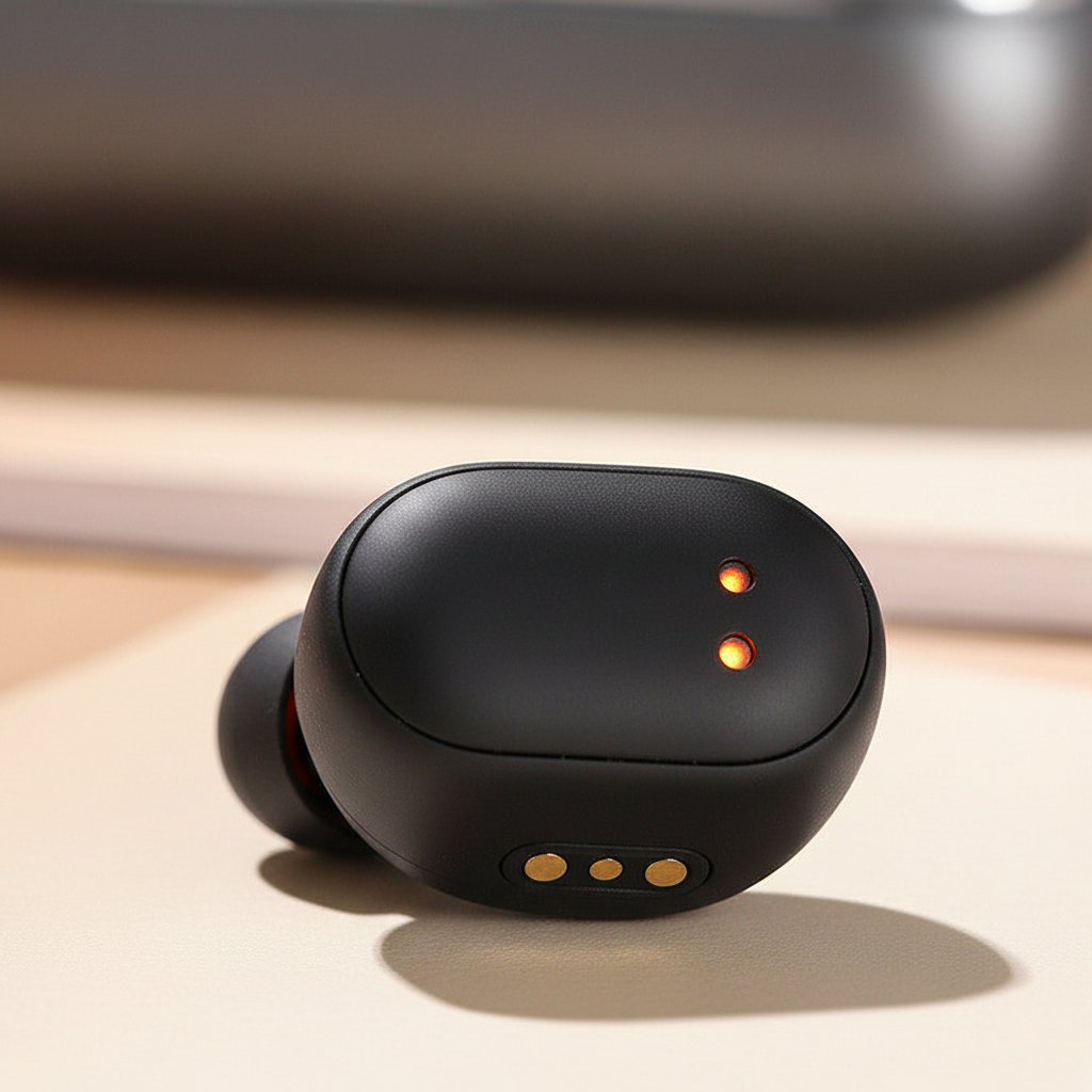 Macro dettaglio auricolare