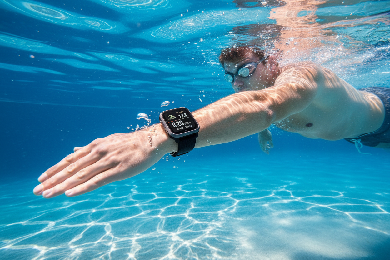 Swimming with Smartwatch