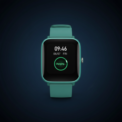 Teal Smartwatch Charging Premium