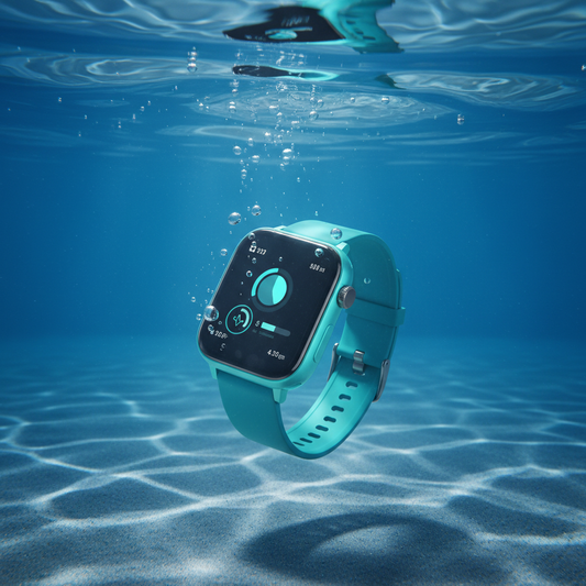 Teal Smartwatch Underwater Hero