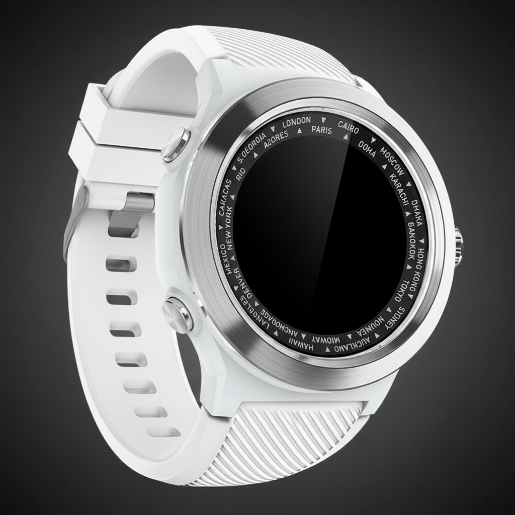 White Silver Smartwatch Premium